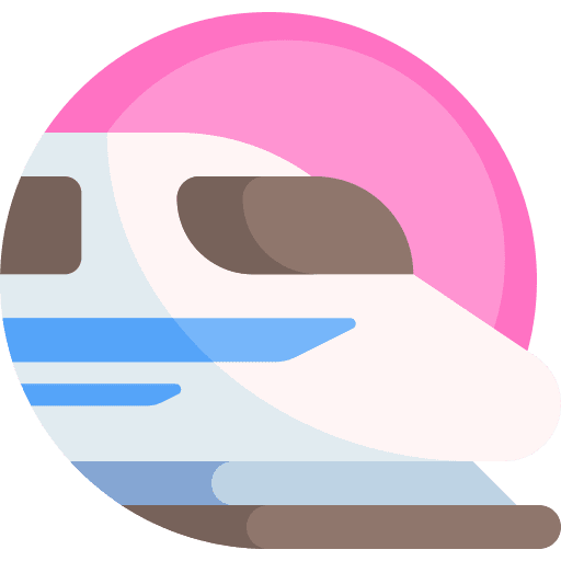 Shinkansen public transport transportation travel icon
