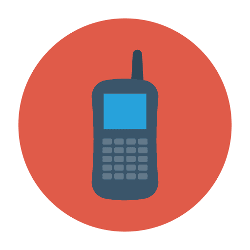 Walkie talkie communications transmitter frequency icon