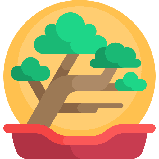 Bonsai plant nature plant pot icon Bonsai plant nature plant pot icon