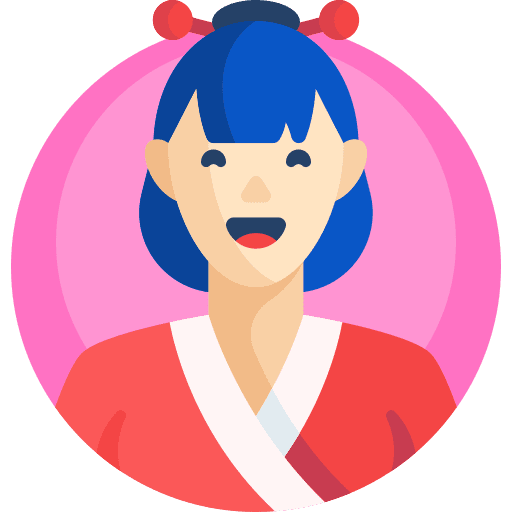 Woman user japan geisha icon Woman user japan geisha icon