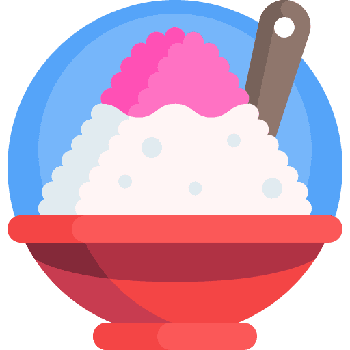 Kakigori sweet food and restaurant dessert icon Kakigori sweet food and restaurant dessert icon