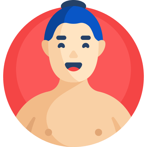 Sumo fighter japanese sporty icon Sumo fighter japanese sporty icon