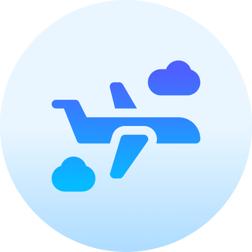 Airplane air freight cargo transport icon Airplane air freight cargo transport icon