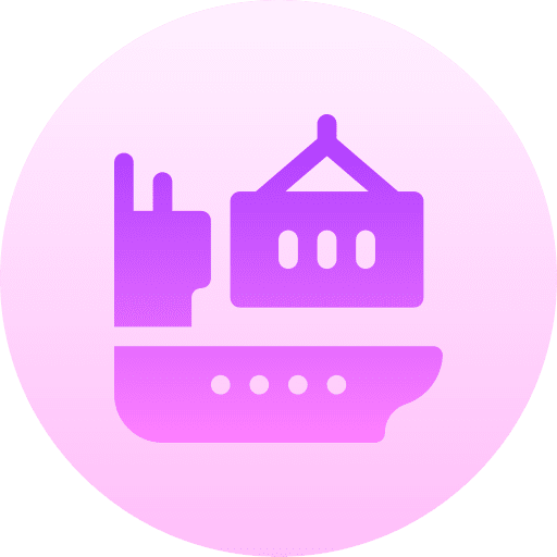 Cargo boat boat ship shipment import icon Cargo boat boat ship shipment import icon