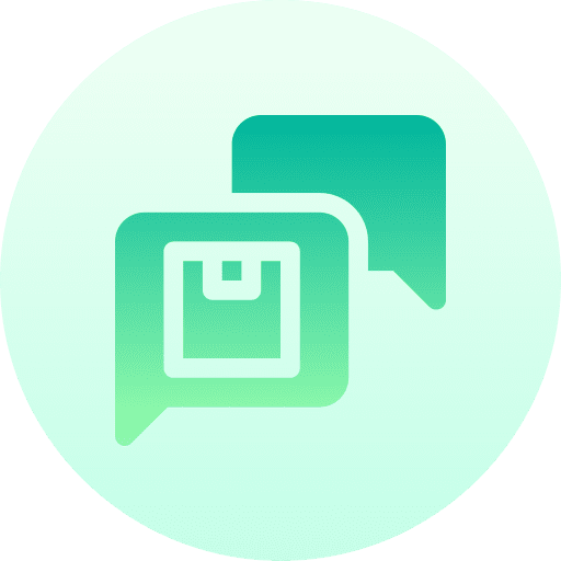 Chat call center support package icon Chat call center support package icon