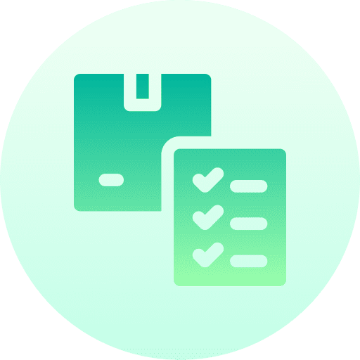 Check list order box package icon Check list order box package icon