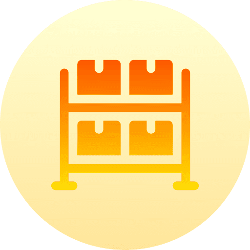 Shelf shelf package shipping and delivery icon Shelf shelf package shipping and delivery icon