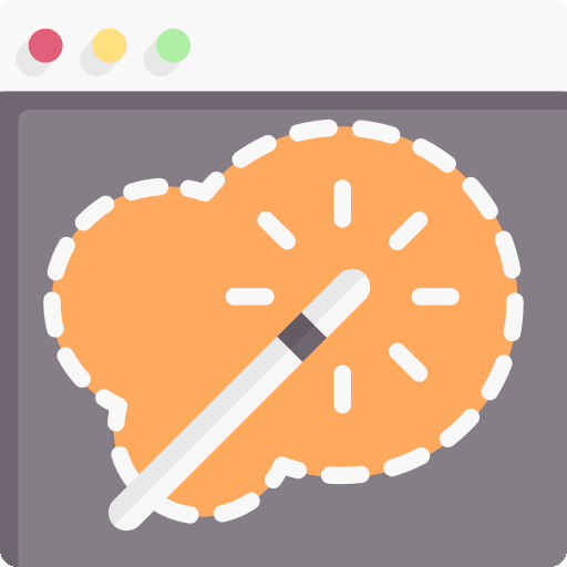 Magic wand photography photo selector icon Magic wand photography photo selector icon