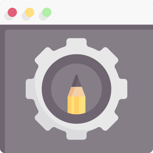 Settings web pencil settings icon Settings web pencil settings icon