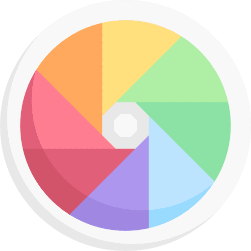 Shutter shutter art and design diaphragm icon Shutter shutter art and design diaphragm icon
