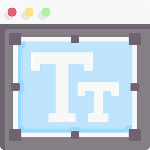 Text design computer type icon Text design computer type icon