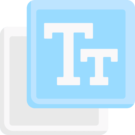 Text letter text font icon Text letter text font icon