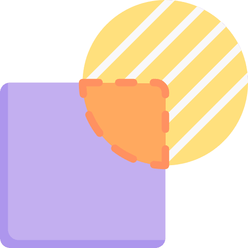 Intersect scheme union combination icon Intersect scheme union combination icon