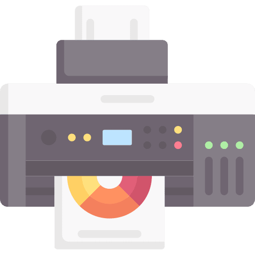 Printer paper print cards electronics icon Printer paper print cards electronics icon