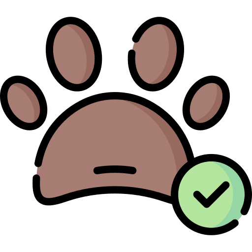 Pet friendly holidays cat pets icon