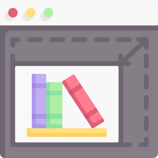 Resize seo web books icon Resize seo web books icon