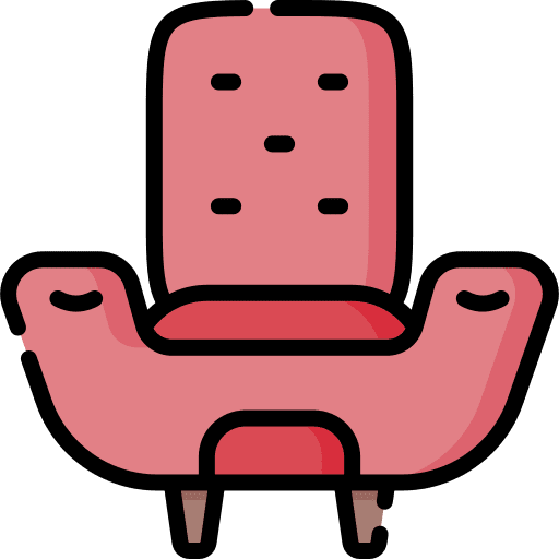 Armchair hotel comfortable armchair icon Armchair hotel comfortable armchair icon