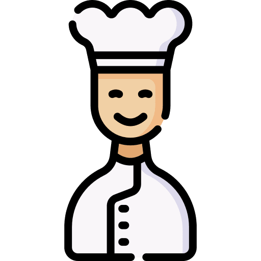Chef person uniform cook icon Chef person uniform cook icon