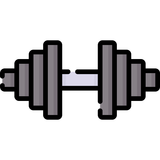 Gym healthy workout wellness icon Gym healthy workout wellness icon