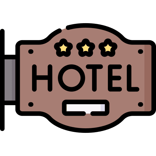 Hotel sign travel holidays three stars icon Hotel sign travel holidays three stars icon