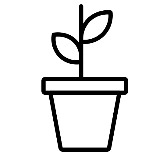 Garden botanical farming and gardening garden icon