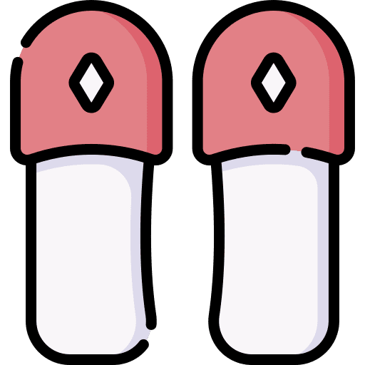 Slippers hotel service footwear flip flops icon Slippers hotel service footwear flip flops icon