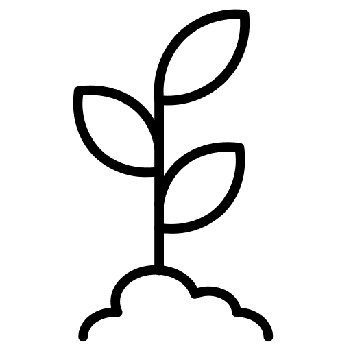 Plant nature plant farming and gardening icon