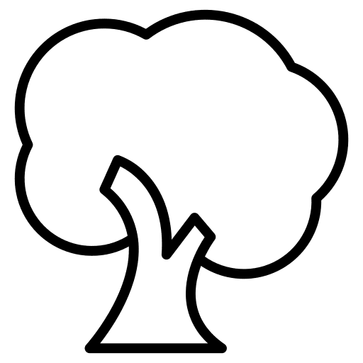 Tree garden ecology tree icon