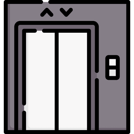 Elevator lift miscellaneous up icon