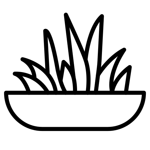 Grass nature plant field icon
