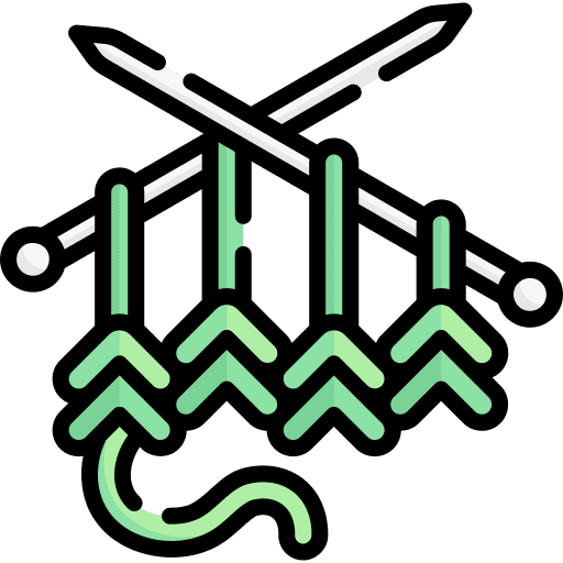 Knitting knitting needle handcraft icon