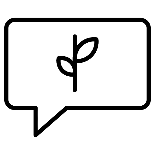Plant communications message notification icon