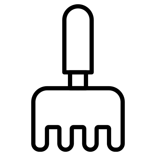 Rake rake fork pitchfork icon