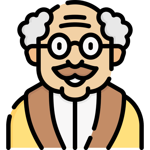 Elderly profile elderly avatar icon
