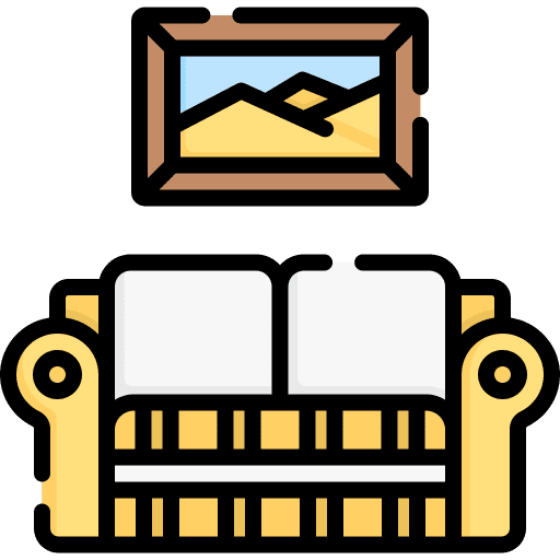 Sofa home sofa decoration icon