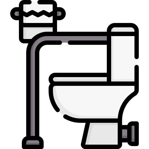 Toilet holidays toilet grab icon