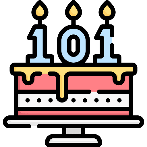 Birthday cake bakery old birthday cake icon