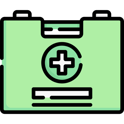 First aid kit medical healthcare and medical hospital icon