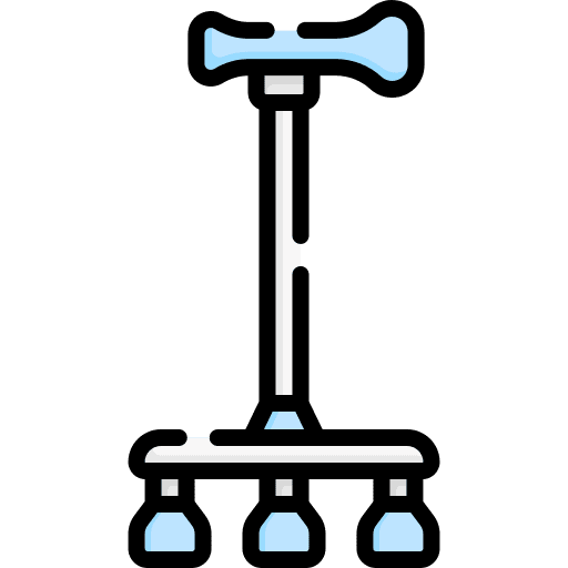 Walking stick accessibility elderly walking stick icon