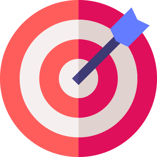 Goal purpose goal target icon