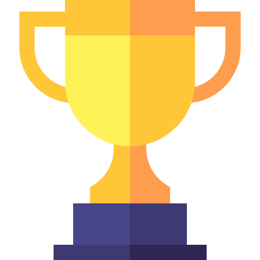 Trophy soccer cup goal cup icon