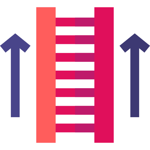 Ladder career growth effort icon Ladder career growth effort icon