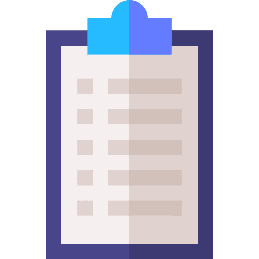 List checklist files and folders catalog icon List checklist files and folders catalog icon