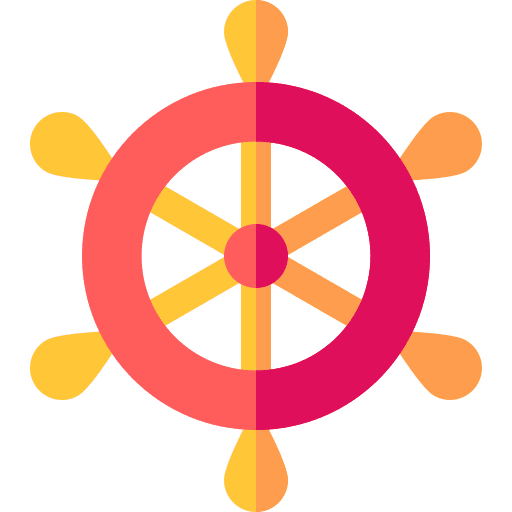 Rudder rudder transportation direction icon Rudder rudder transportation direction icon