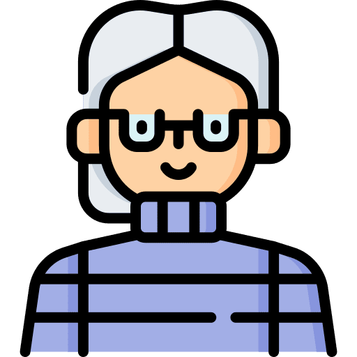 Grandmother caucasian person people icon Grandmother caucasian person people icon