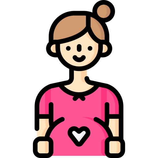 Pregnancy caucasian motherhood people icon Pregnancy caucasian motherhood people icon