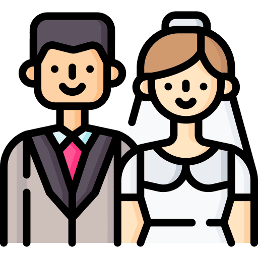 Wedding couple groom caucasian icon Wedding couple groom caucasian icon