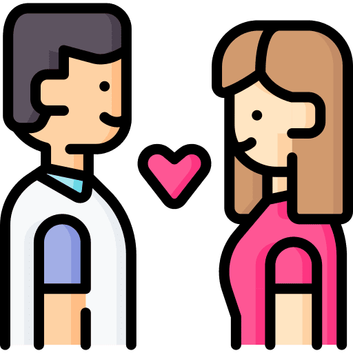 Couple boyfriend avatar love icon Couple boyfriend avatar love icon