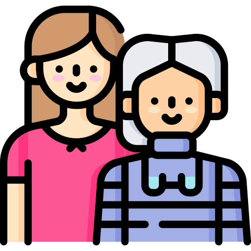 Grandmother user woman people icon Grandmother user woman people icon