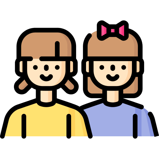 Sister people child person icon Sister people child person icon